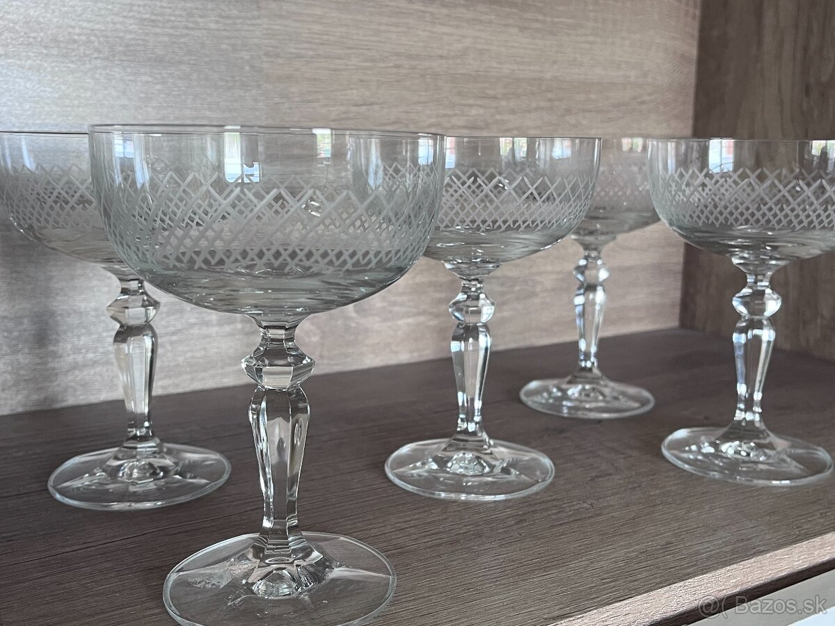 Retro poháre na stopke - 2