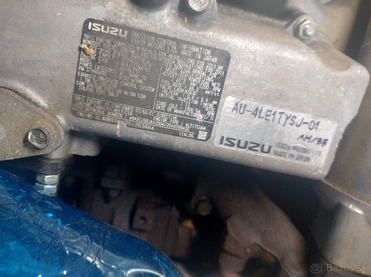 Motor isuzu do jcb bagra - 2