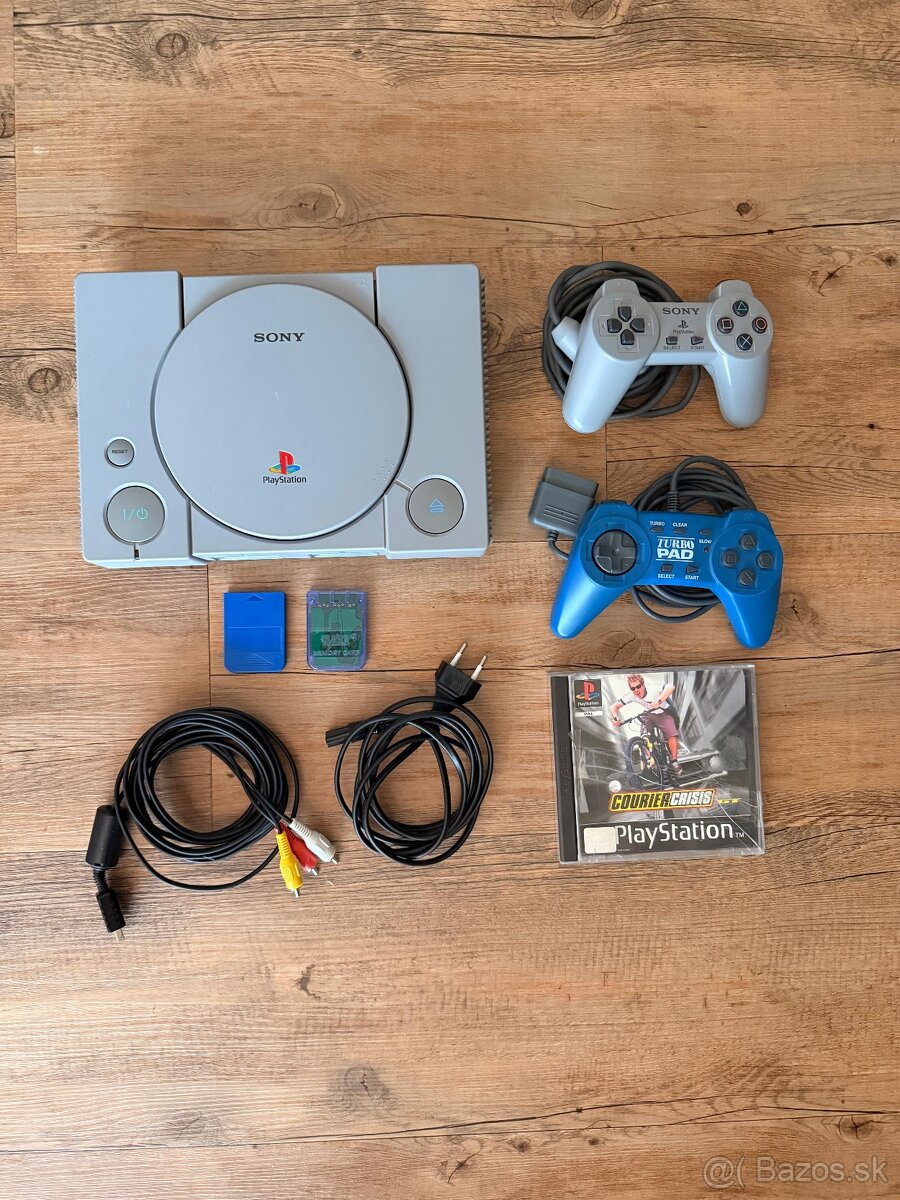 Sony Playstation 1 + hra + 2x memory card TOP - 2