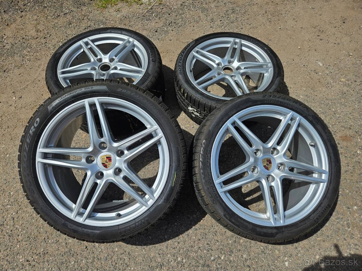 zimní Alu kola originál Porsche 991 Carrera C4 5x1 - 2