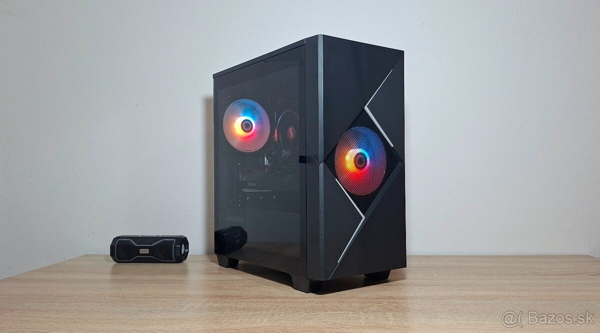 Herný pc RYZEN 5 5500/512gb NVME/RX5700XT 8GB+27LCD QHD - 2