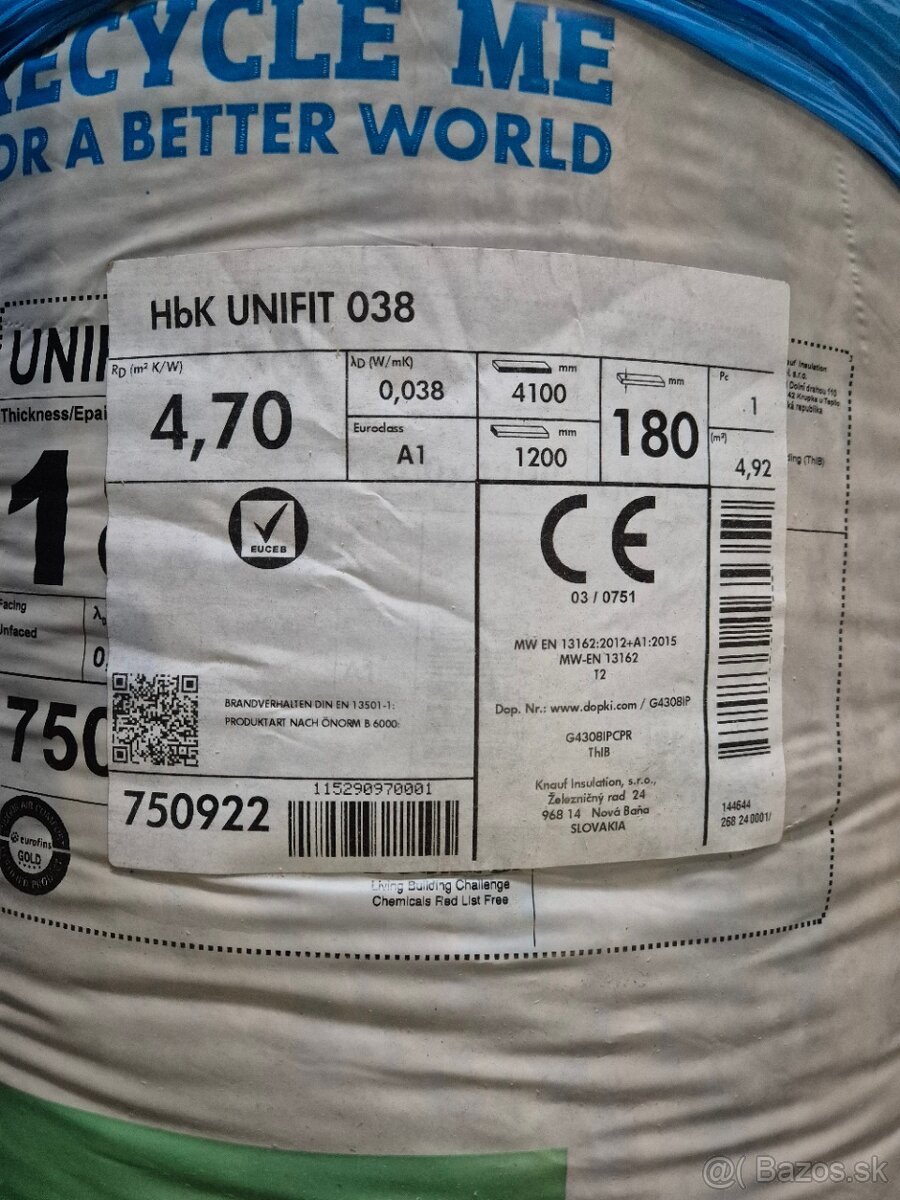 Knaufinsulation ECOSE Unifit 038 - 2