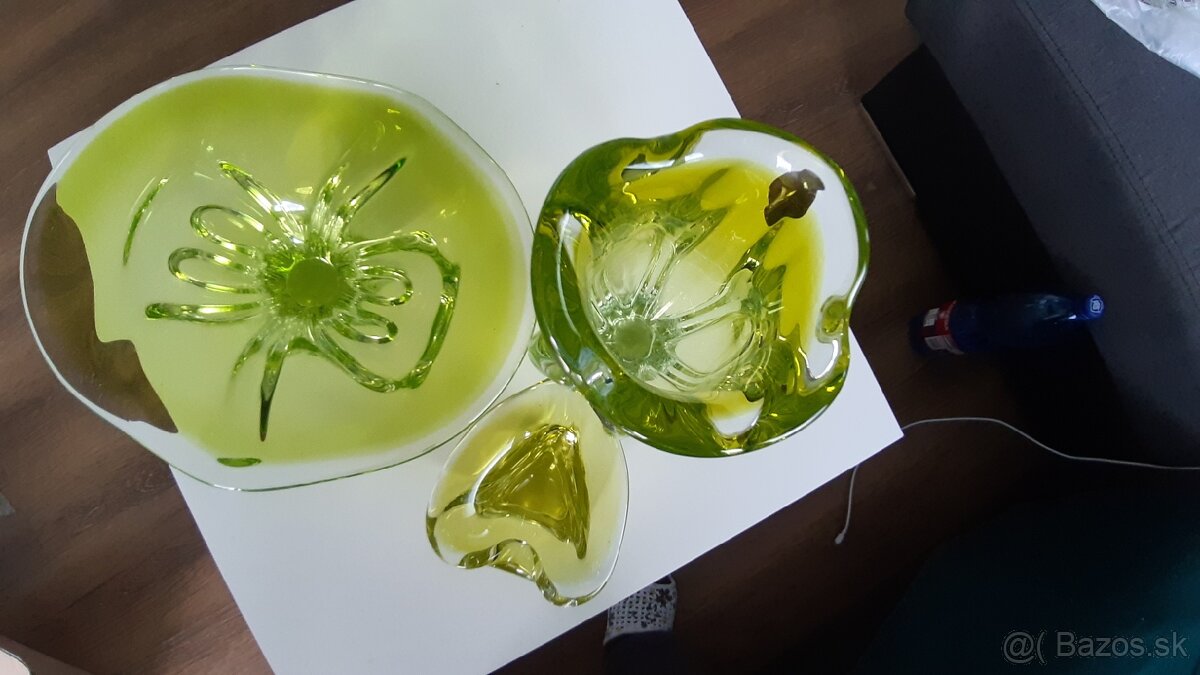 Súprava z hutného skla - 2