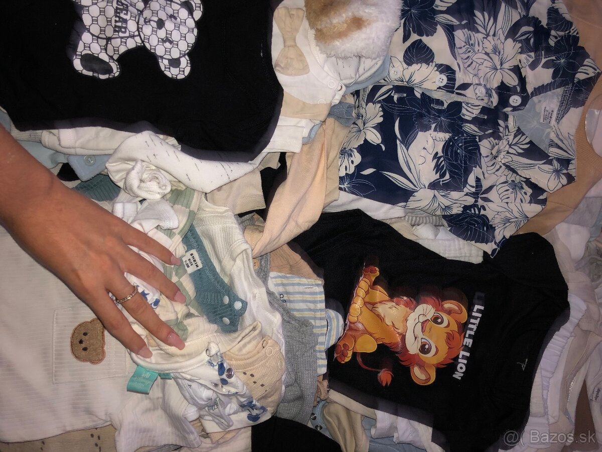 Detske chlapcenske oblecenie 0-6mesiacov - 2