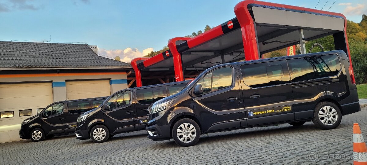Prenájom 9 miestnych vozidiel (minibusov/dodávok) - 2