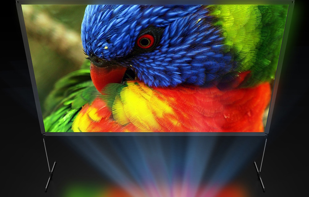 Prenosné projekčné plátno BlitzWolf BW-VS6 80" - nepoužité. - 2