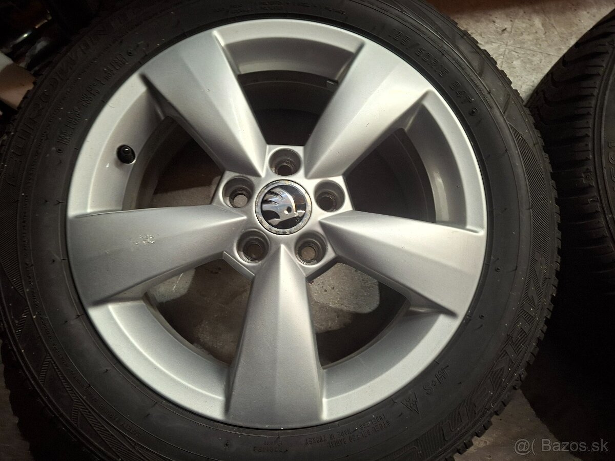 Predám org.hlinikové disky-Skoda Rapid-R16 - 2