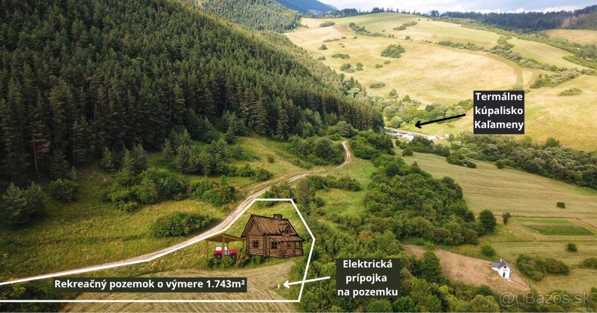 NA PREDAJ I Rekreačný pozemok I Kalameny - 2