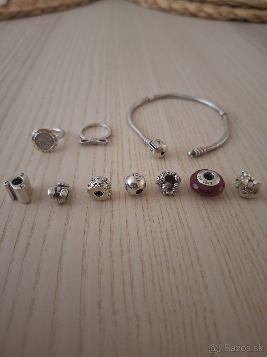 Pandora privesky, naramok, prstene - 2
