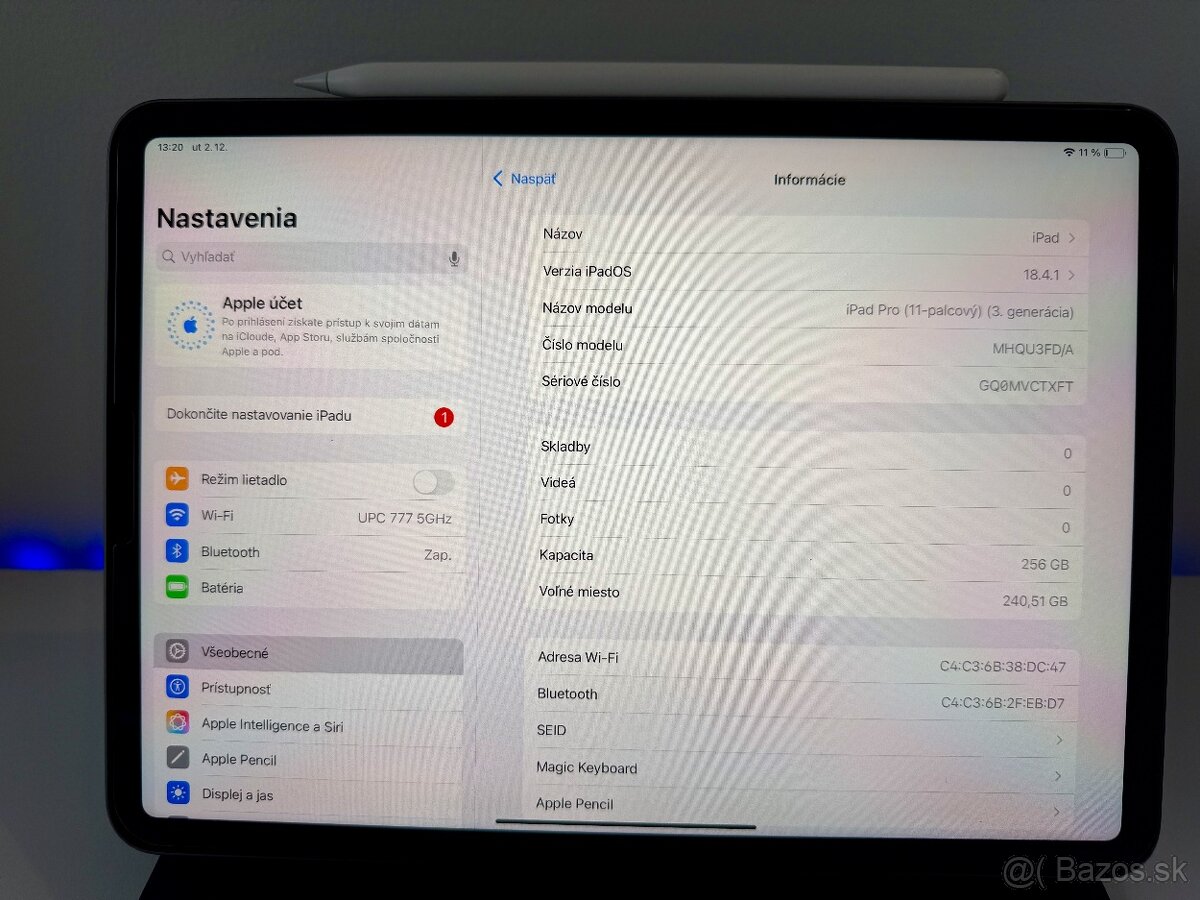 PREDAM/ VYMENIM IPAD PRO M1 + MAGIC KEYBOARD + PENCIL 2 - 2