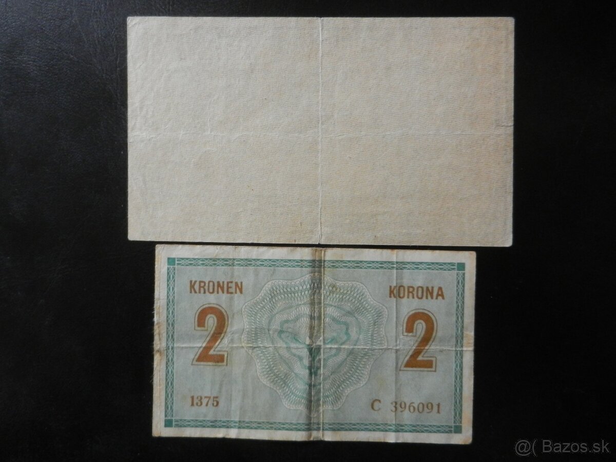 Staré vzácnejšie bankovky Rakúsko Uhorsko - 2
