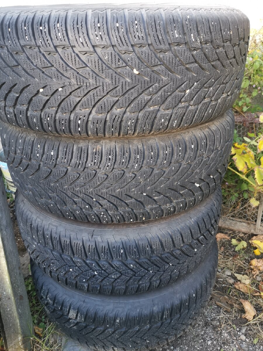 Predám zimné pneumatiky na diskoch 5x108 - 2