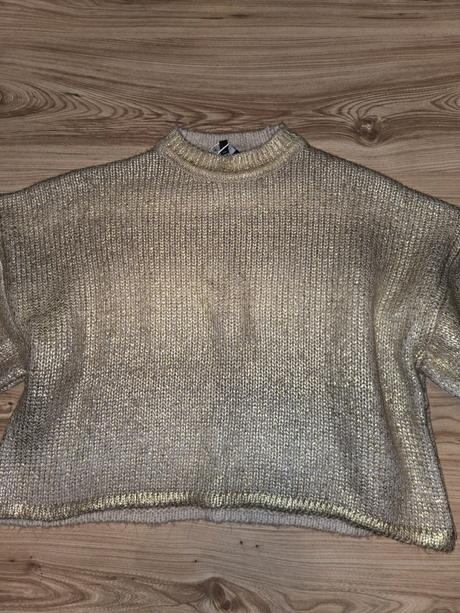 Zlatý pulóver vel.XS - 2