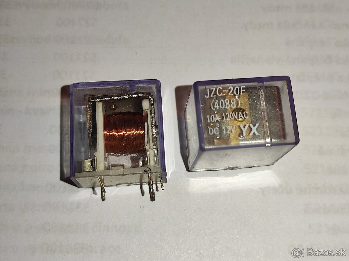 Predám relé, relátka na 12 a 24V. - 2