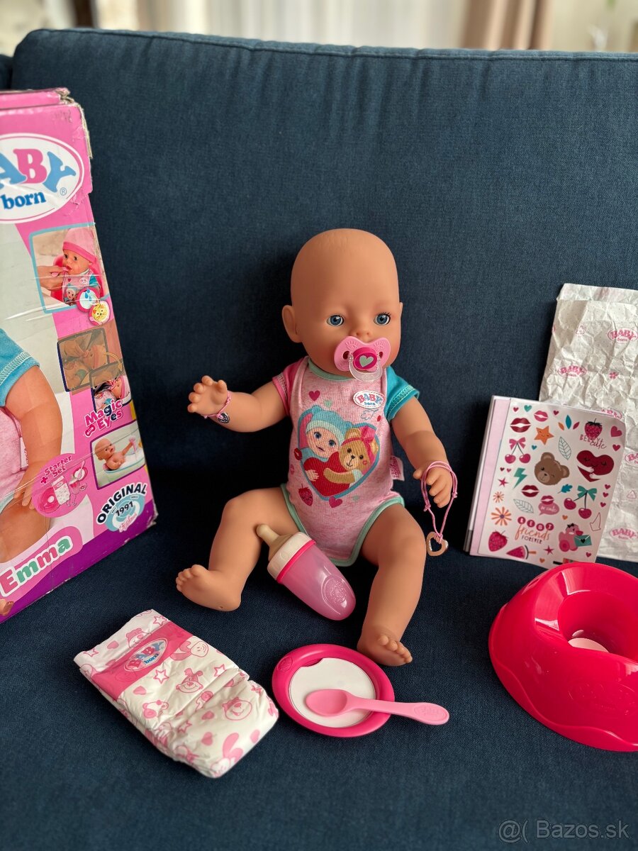 Bábika baby born Emma 43cm - 2