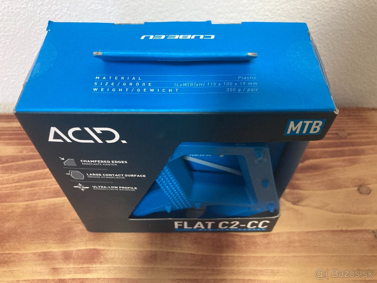 Ploché MTB pedále Acid Flat C2-CC - 2