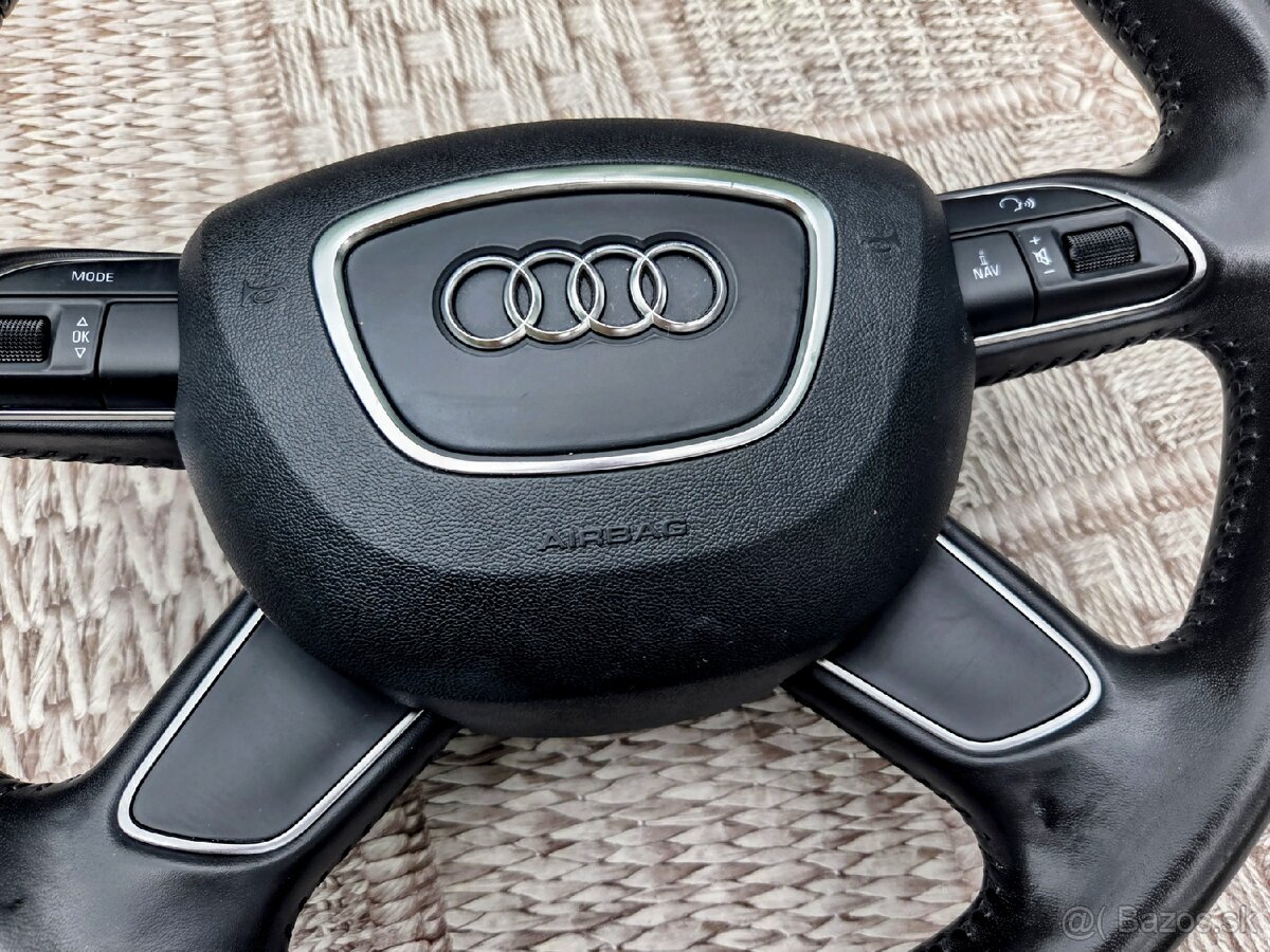 Original kozeny volant Audi Q7 s line assistent - 2