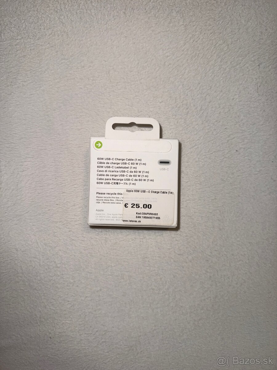 Apple USB-C 60W Charge Cable (1 m) - 2