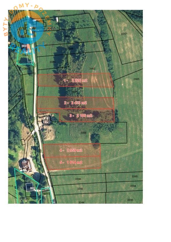 Na predaj stavebné pozemky + trvalý trávny porast, Zubák - 2
