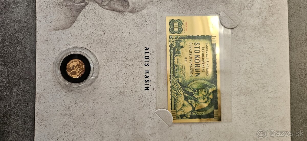Zlate bankovy a minca - 2