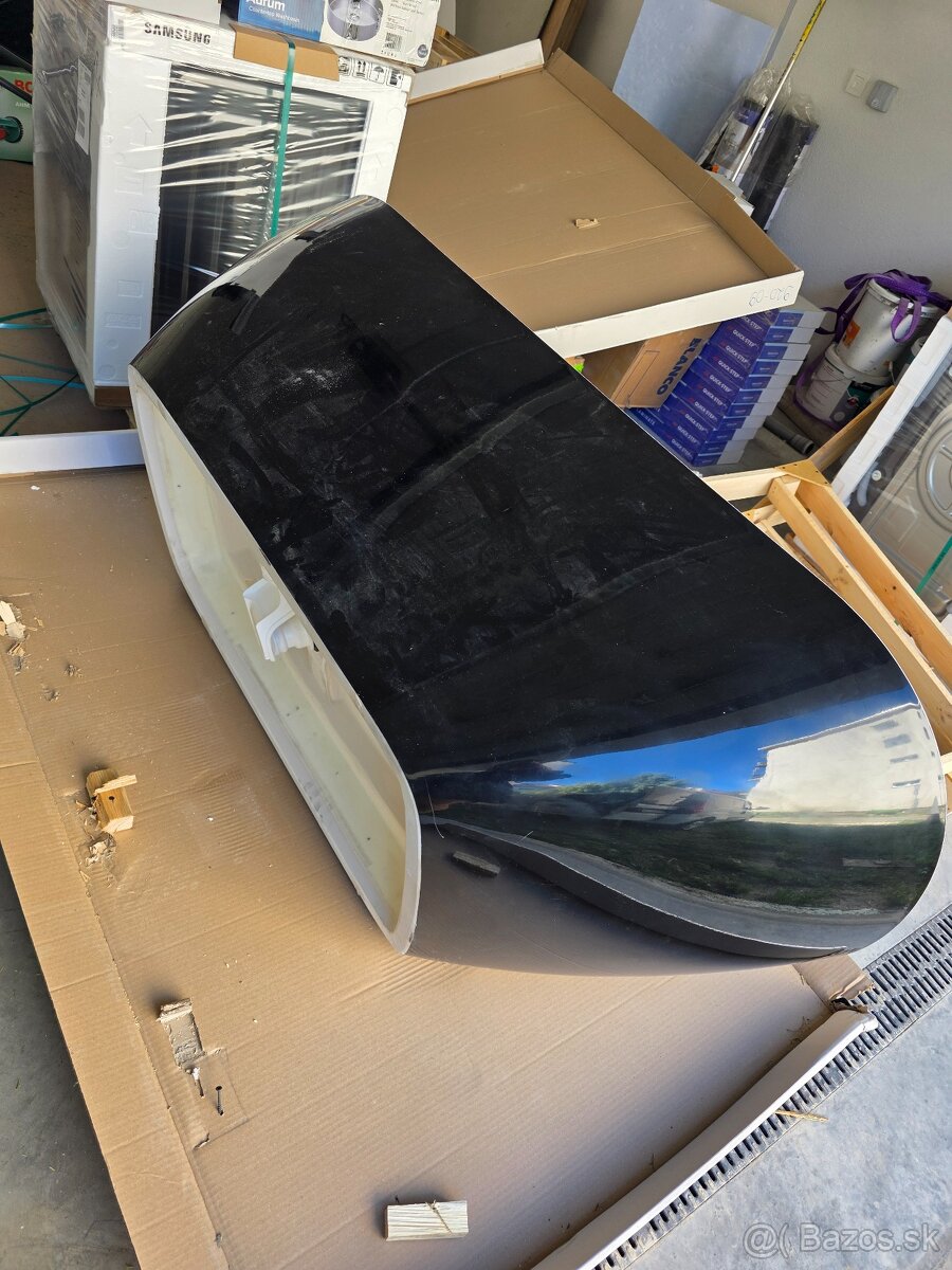 Volne stojata vana - cierna - 2