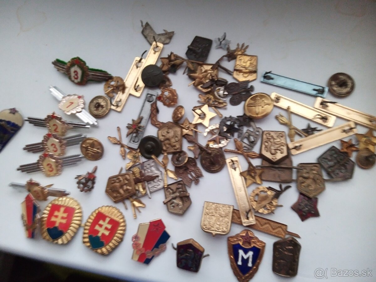 Vojenské odznaky mix.ASR.ACR.Vojak. - 2