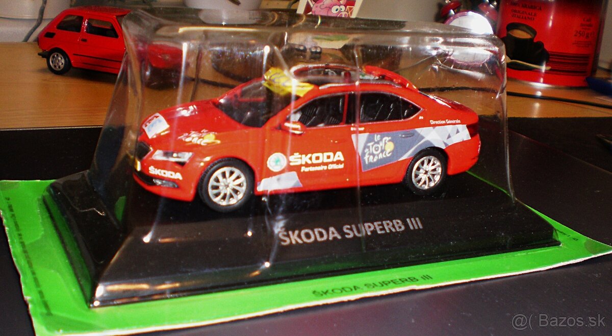 ŠKODA SUPERB III /Tour de FRANCE/ , 1:43 , DE AGOSTINI , - 2