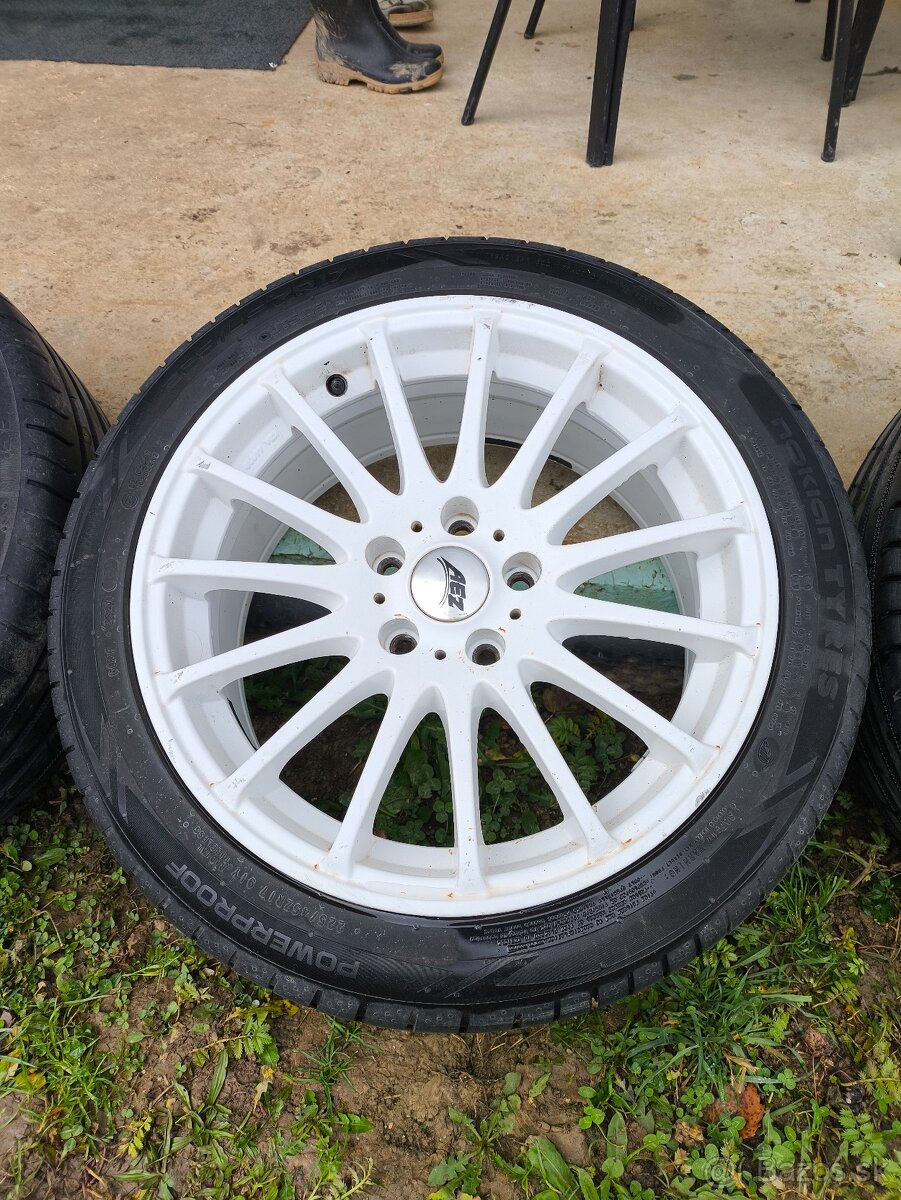 Alu disky AEZ R17 5x112 Škoda Seat Audi Volkswagen - 2