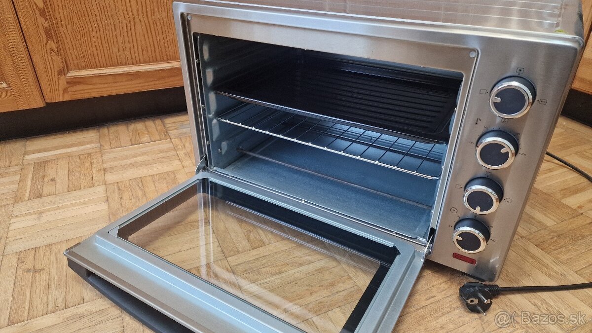 Mini elektrická rúra na pečenie, prenosná - 2