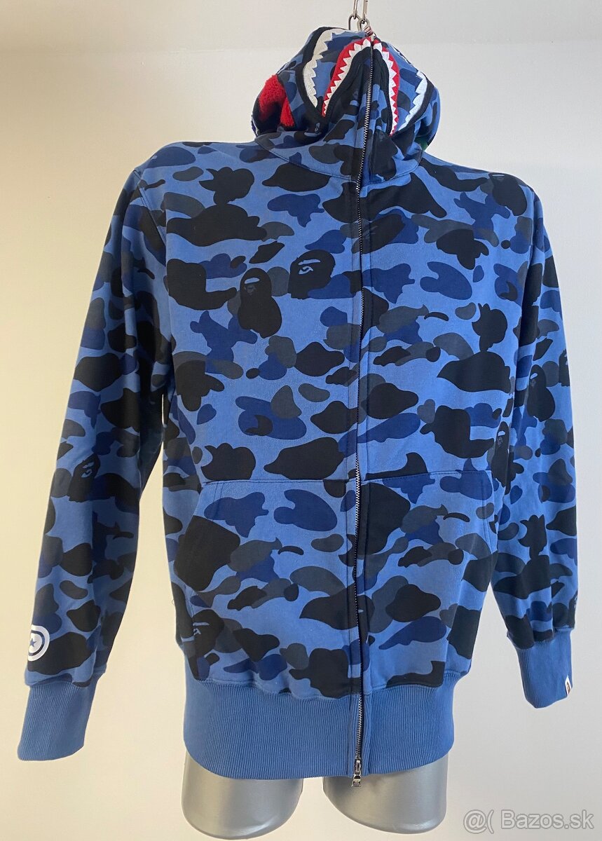Pánska mikina Bape modrá - 2