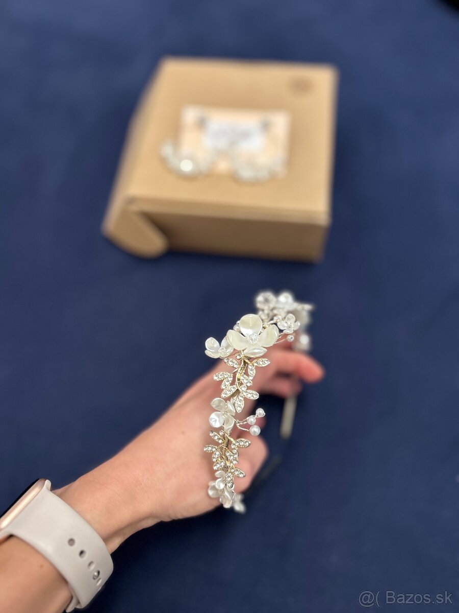 Set náušničiek a čelenky - 2