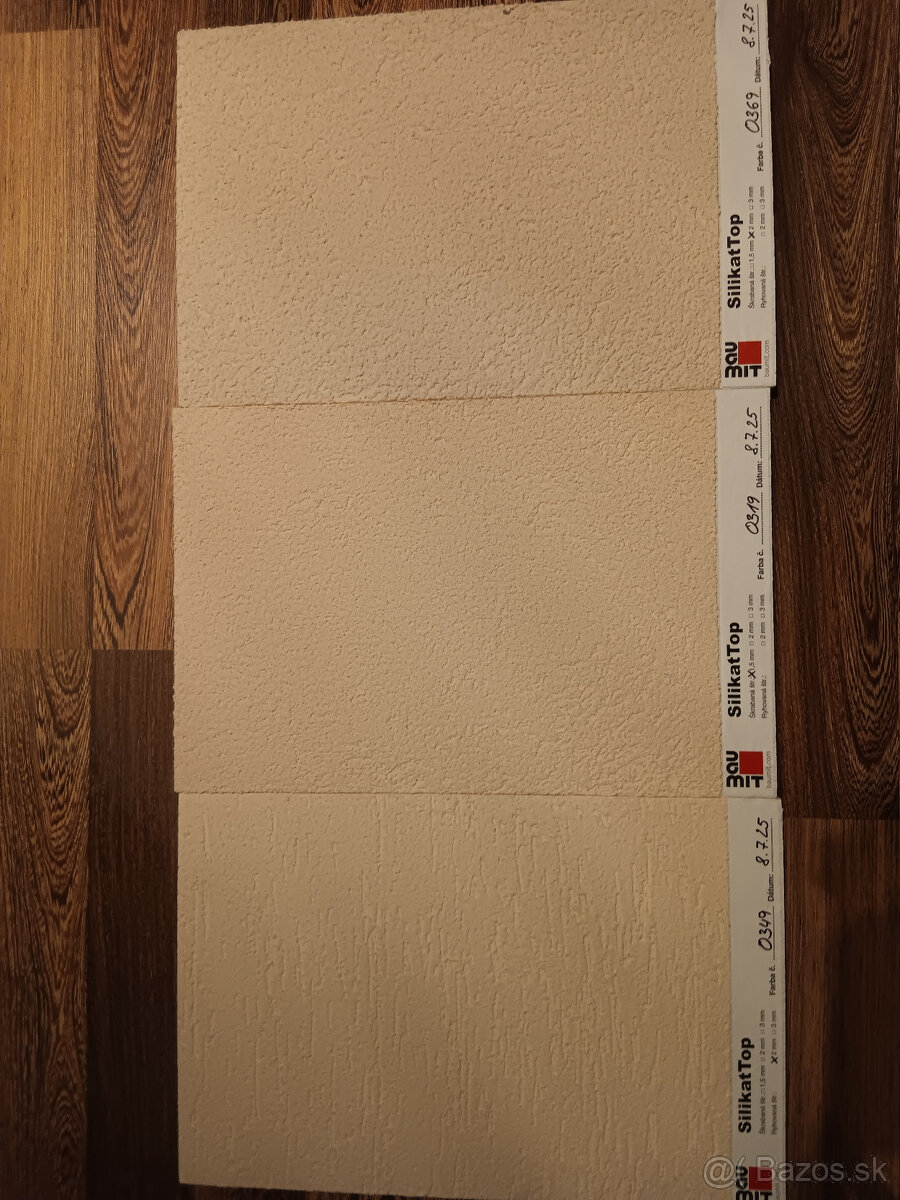 Baumit fasadne vzorky - 2