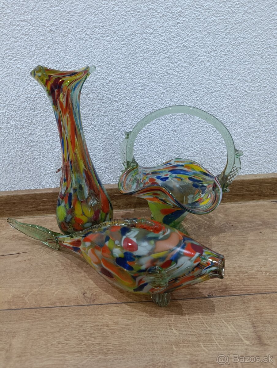 Váza hutné sklo - 2