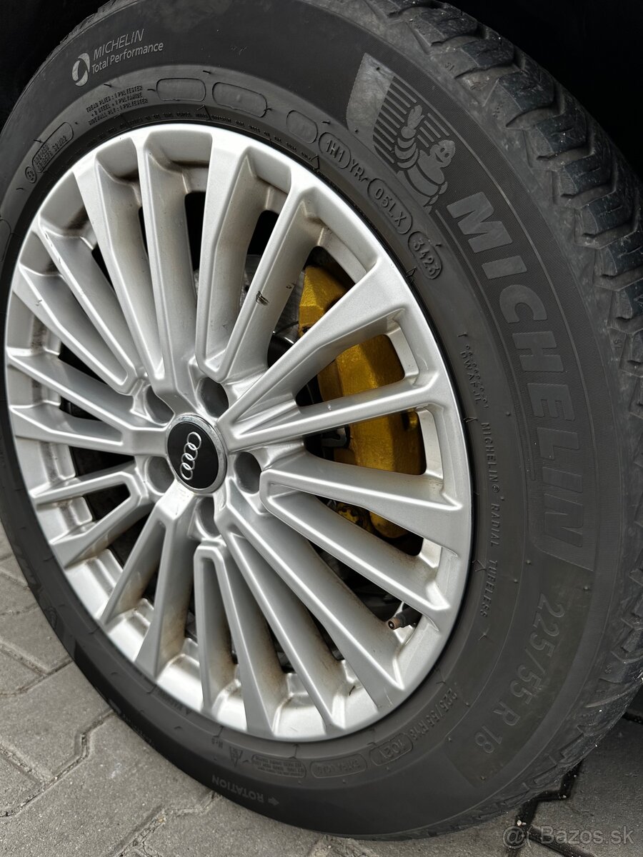 Disky Original Audi R18 5x112 + celoročné Michelin - 2