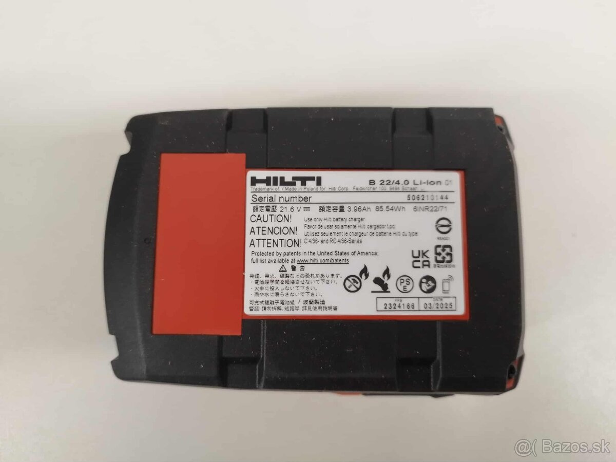 Hilti baterie B22/4.0 - 2
