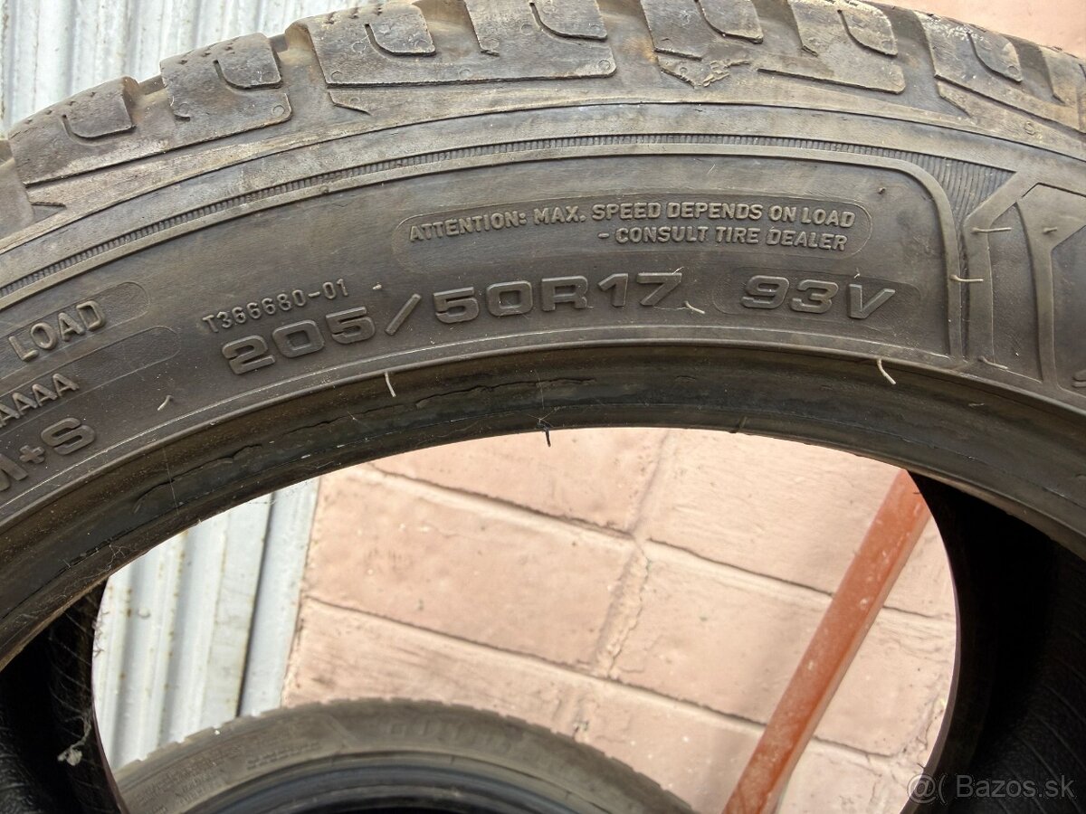 Zimne pneumatiky GOODYEAR 205/50 R17 - 2