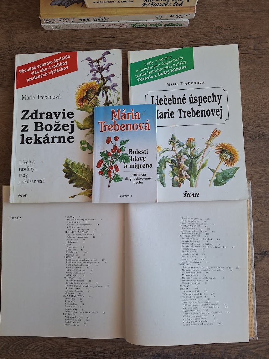 Knihy Márie Trebeňovej a iné o liečivých rastlinách - 2