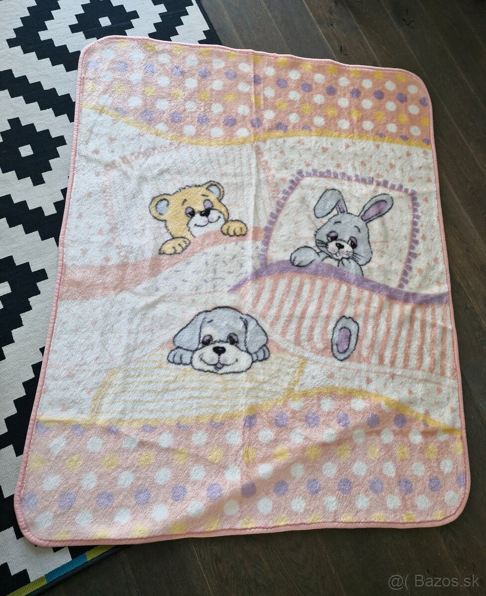 Kvalitna tepla hruba odlahcena spanielska deka 110x135cm - 2