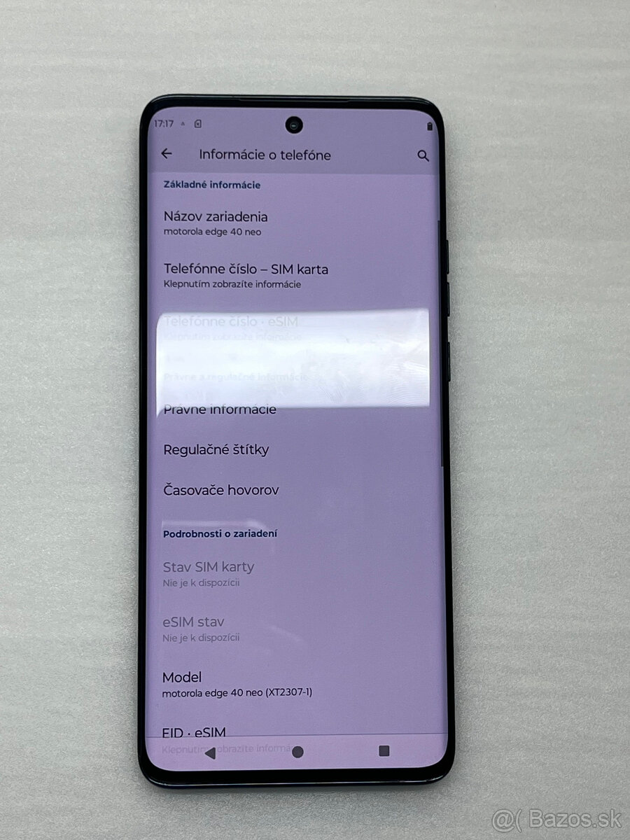 MOTOROLA Edge 40 Neo 12GB/256GB čierny - 2