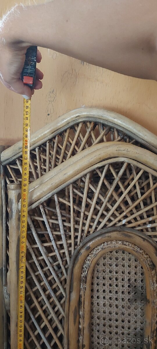 paraván retro ratan, 3ks - 2