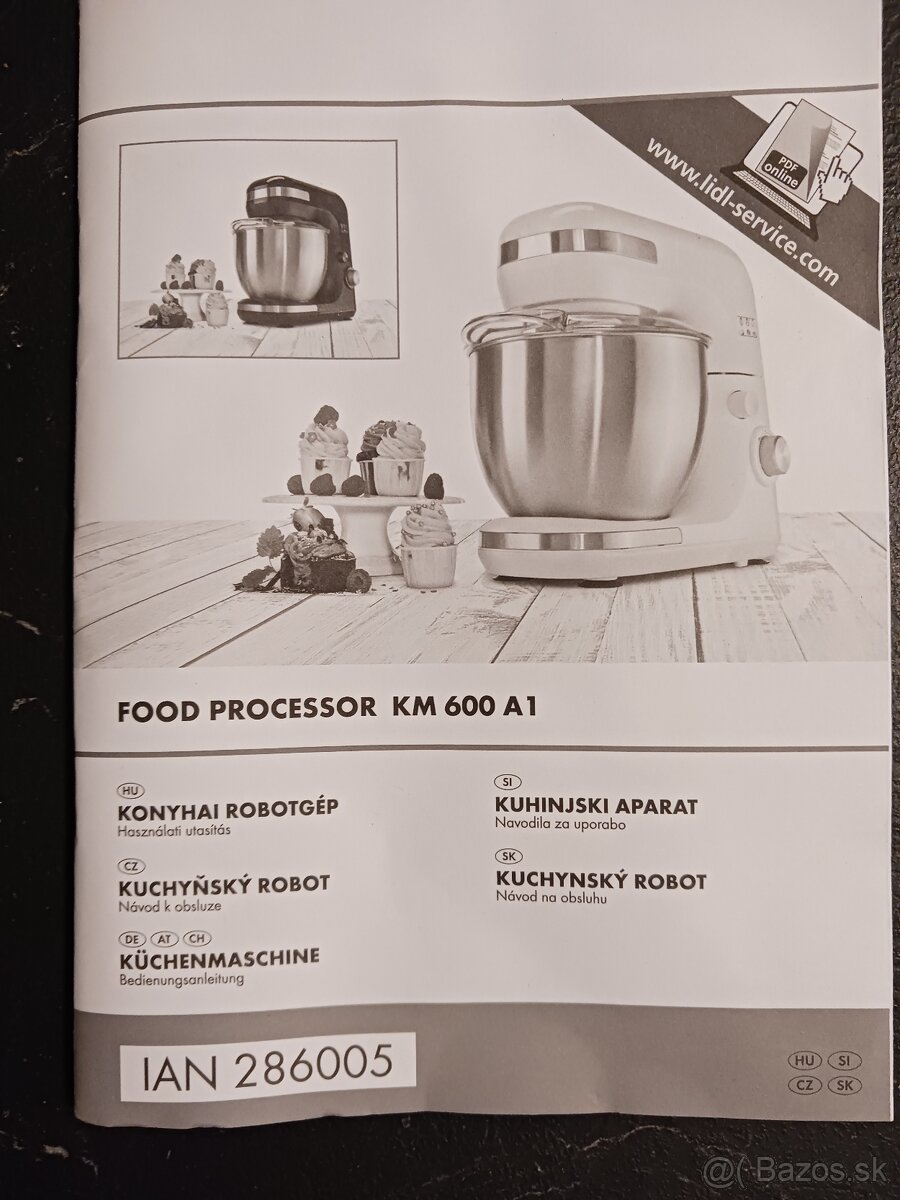Predám nový nepoužitý kuchynský robot cena:50€. BA. - 2