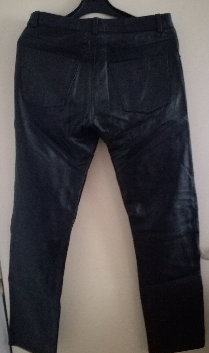 MONGOMERY pánske koženné nohavice - 2