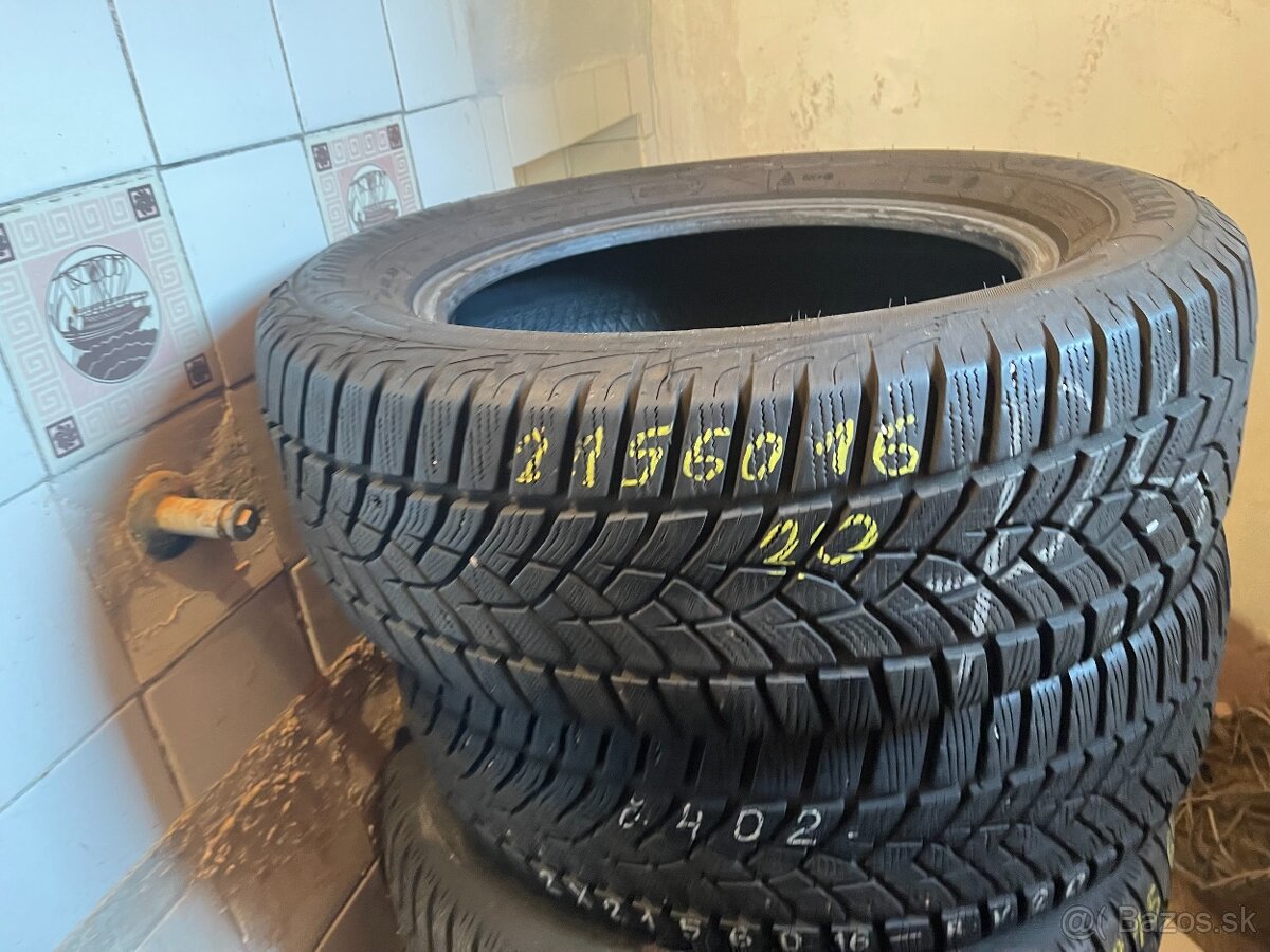 zimne pneumatiky 215/60r16 good year - 2