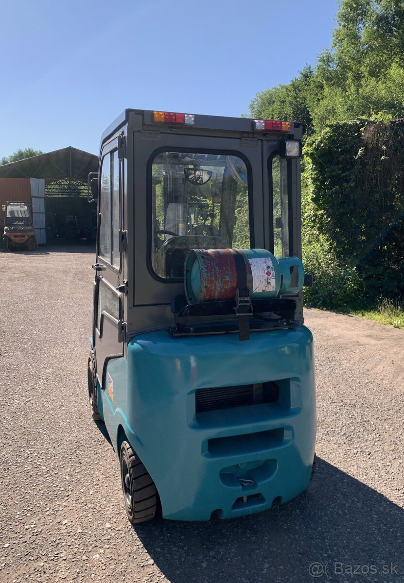 Heli CPYD 18, Nissan LPG, triplex, kabína, 1155 mth, r. 2019 - 2