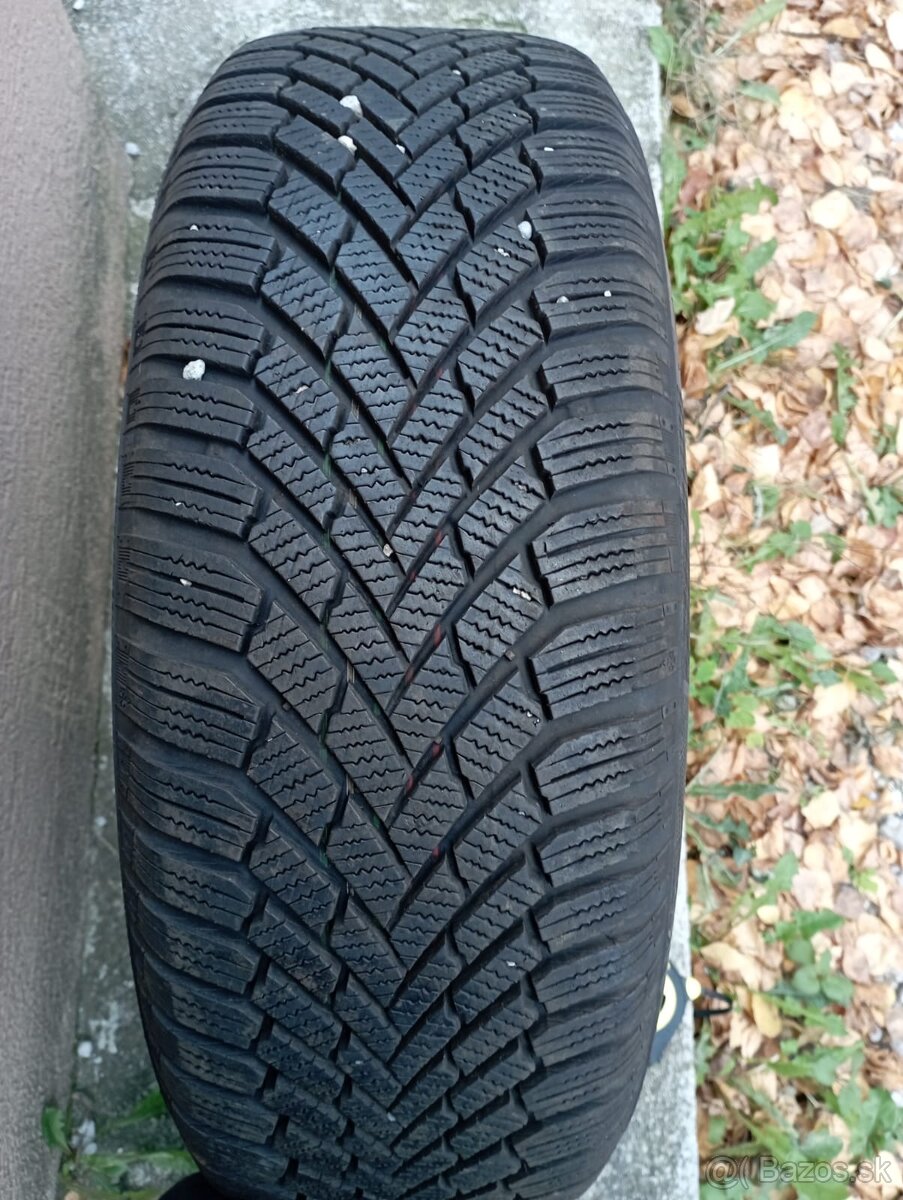 Plechové disky Mercedes 6.5x16 + zimné pneumatiky - 2