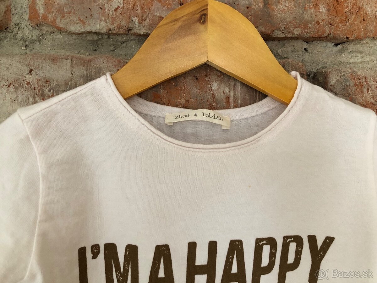 Bledoružové bavlnené tričko Zhoe & Tobiah, 104, 4 E - 2