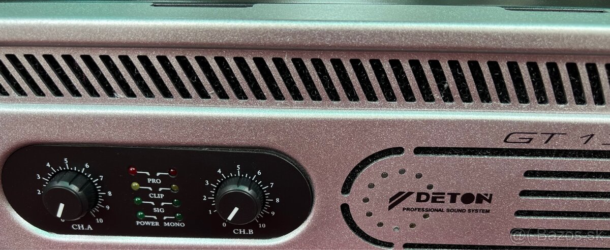 Digitalny zosilnovac DETON GT13, 2 x 2800W 4 ohm - 2