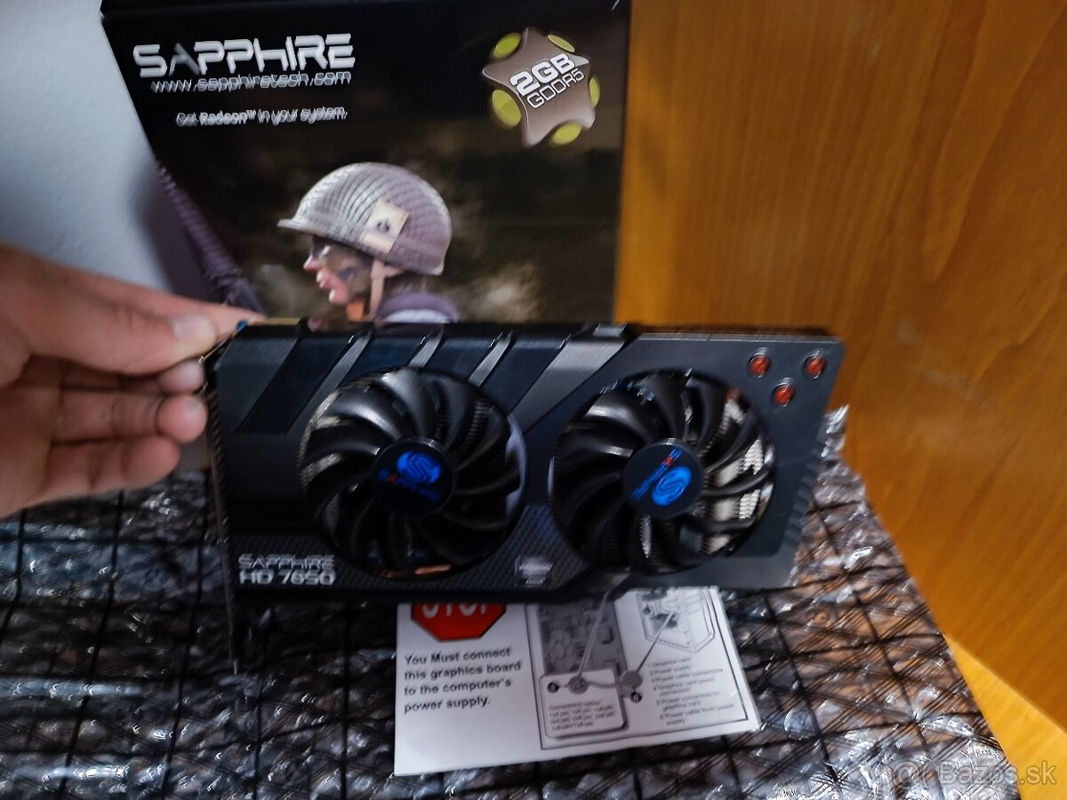 Predám RADEON SAPPHIRE HD 7850 2GB - 2