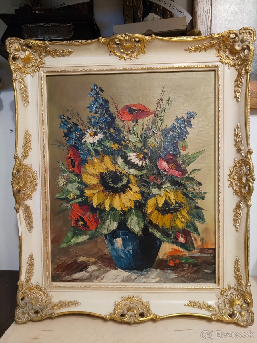 Kytice se slunečnicemi. - 2