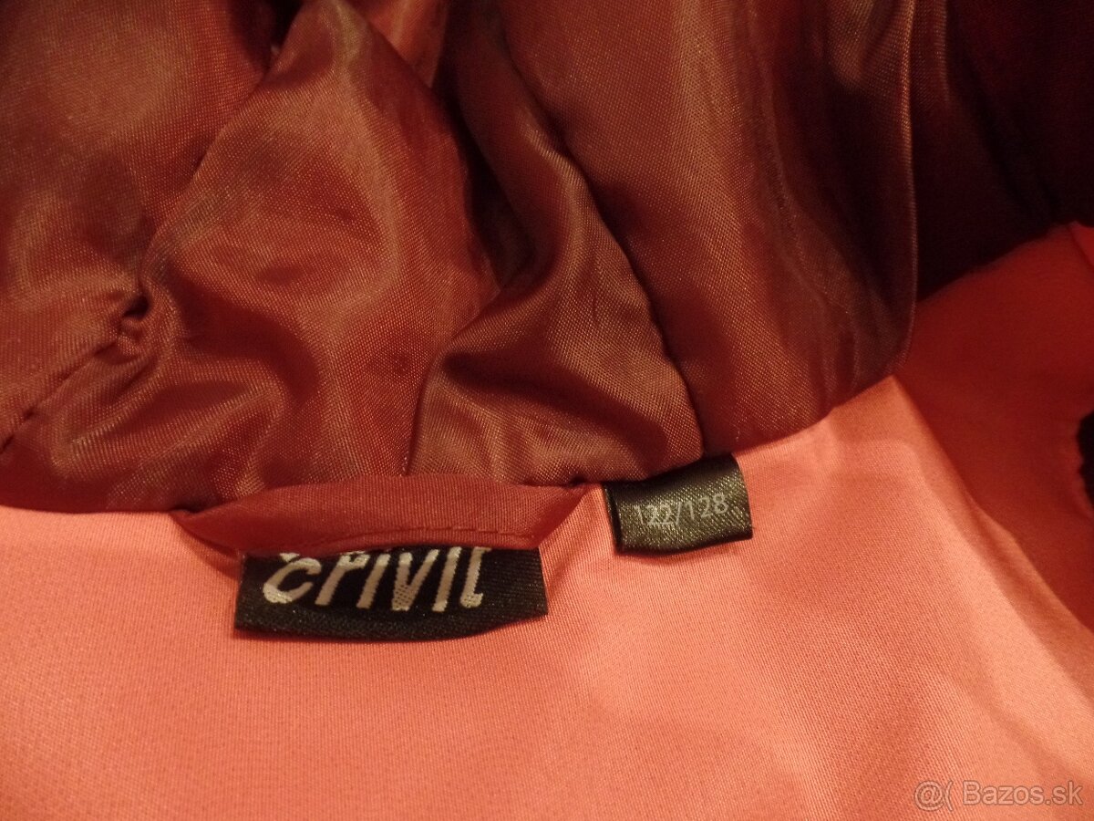 Zimna / lyziarska bunda Velk.122/128 ako NOVÁ - 2